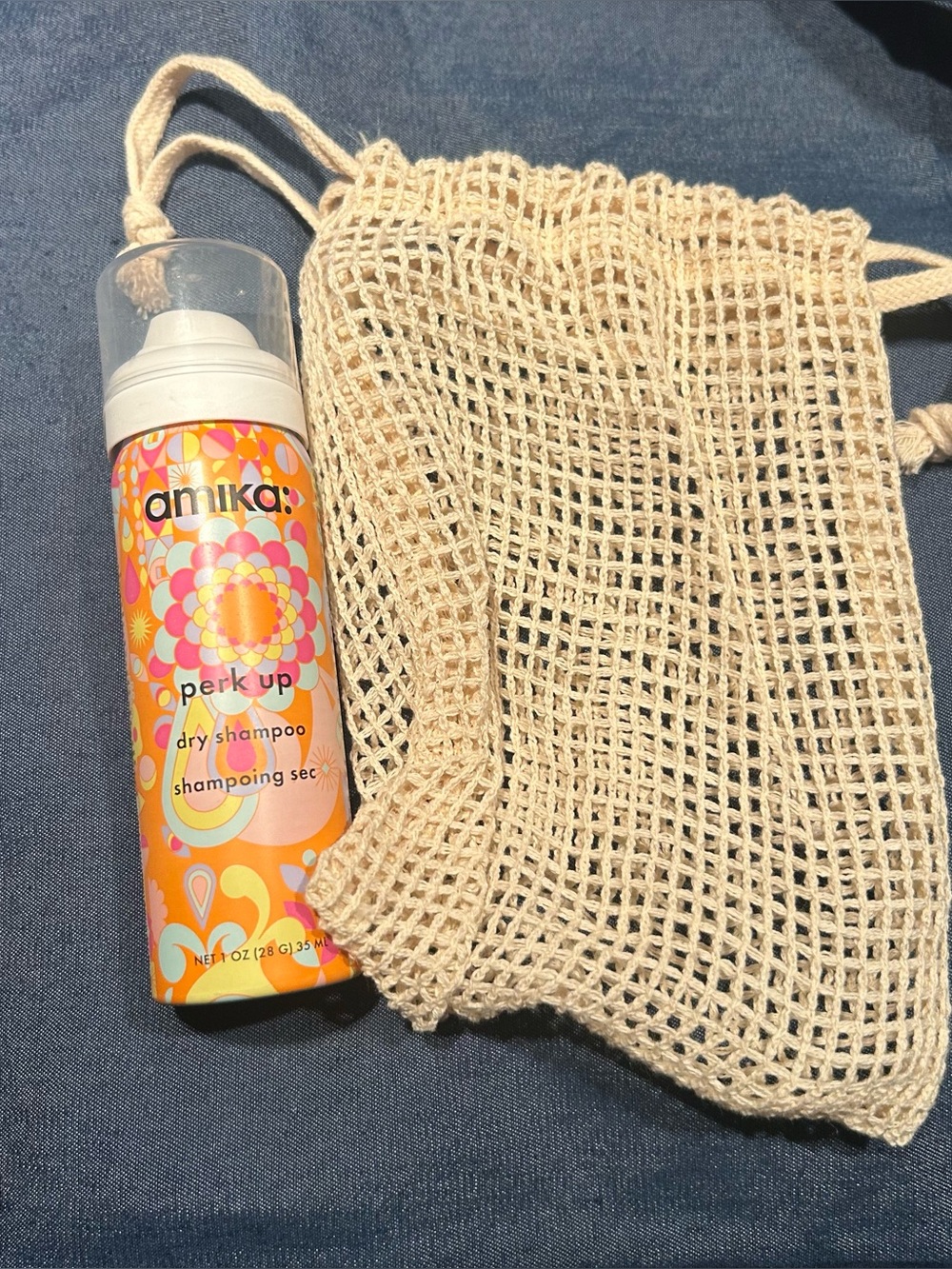 amika Perk Up Dry Shampoo & pouch - travel size
